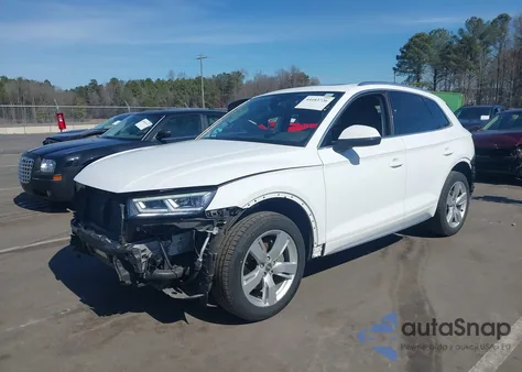 2018 Audi Q5 2.0T Premium/2.0T Tech Premium z USA, uszkodzony, nr VIN WA1BNAFY8J2222198